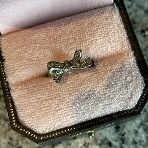 Vintage Juicy Couture Ribbon Ring With Box
